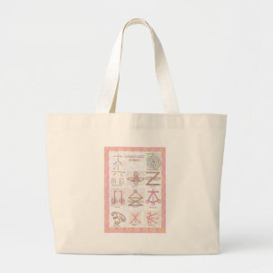 Symbolisch profiel : Reiki Masters Practice Tools Grote Tote Bag