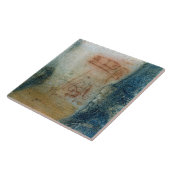 Symbolische figuren (grotschilderij) tegeltje (Zijkant)