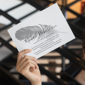 Symbolische herinnering bedankt voor je kaart