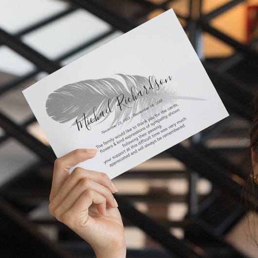 Symbolische herinnering bedankt voor je kaart