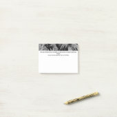 Symbolische leeshanden in zwart-wit post-it® notes (Op bureau)