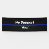 Symbolische LEO van de politie van de duin Blauwe Spandoek (Horizontaal)