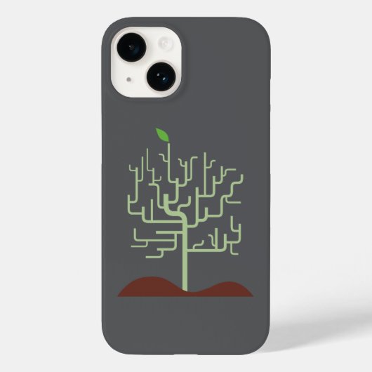 Symbolische metamorfose groeiontwerp Case-Mate iPhone case (Achterkant)