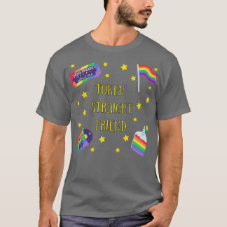 symbolische rechte vriend t-shirt