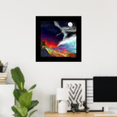 Symbolische stromen - kleuren van de verbeelding:  poster (Thuiskantoor)