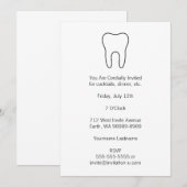 Symbolische tand kaart (Voorkant / Achterkant)