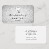 Symbolische tand visitekaartje (Voorkant / Achterkant)