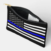Symbolische Thin Blue Line American Flag afbeeldin Etui (Open)
