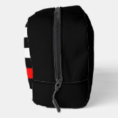 Symbolische Thin Red Line American Flag afbeelding Toilettasje (Rechts)