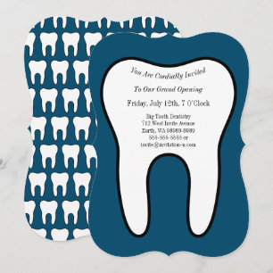 Symbolische Tooth Dentist Orthodontist Kaart