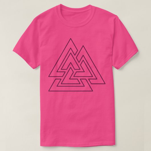 Symbolische Viking Pagan Wicca 155 T-shirt (Design voorkant)