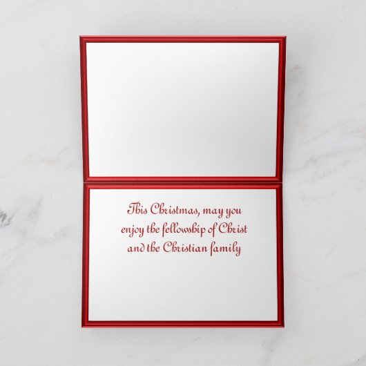 Symboliseert St. Lucas, schrijver van het evangeli Feestdagen Kaart (Binnen)