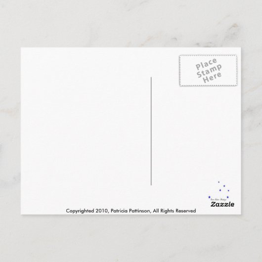 Symbolisme van de Light Post Card Briefkaart (Achterkant)