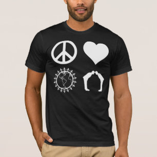 Symbologie van PLUR (donker Shirt) T-shirt