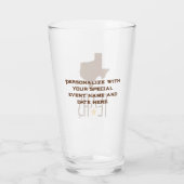 Symbols of Texas, State of Texas, brown Glas (Achterkant)
