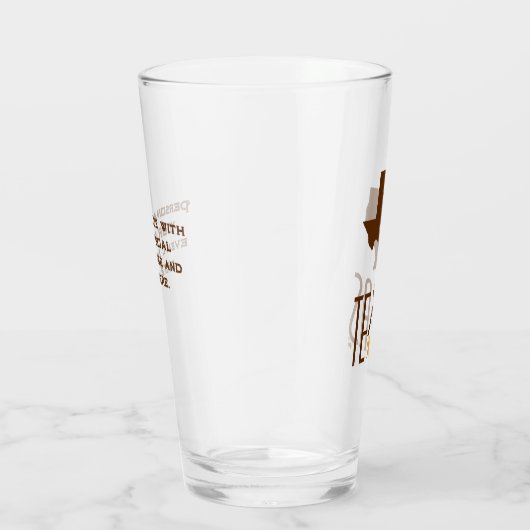 Symbols of Texas, State of Texas, brown Glas (Rechts)