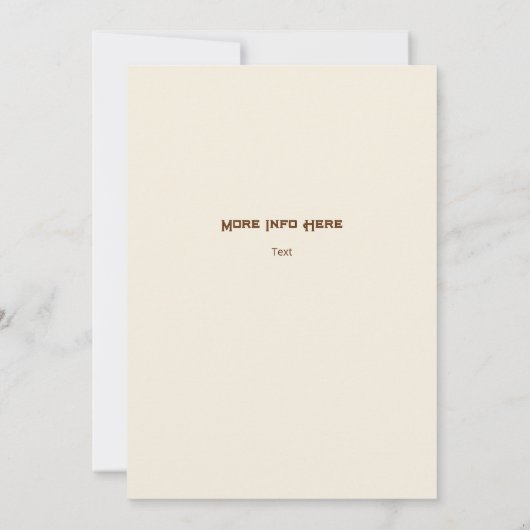 Symbols of Texas, State of Texas, brown Kaart (Achterkant)