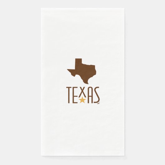 Symbols of Texas, State of Texas, brown Servet (Voorkant)
