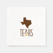 Symbols of Texas, State of Texas, brown Servet (Voorkant)