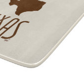 Symbols of Texas, State of Texas, brown Snijplank (Hoek)