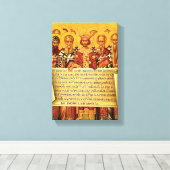 Symbolum nicaenum graecum canvas afdruk (Insitu (Houten vloer))