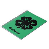 Symbool: 4-H Club Notitieboek (Linkerzijde)