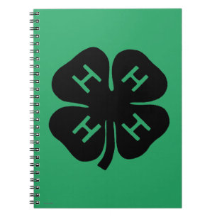 Symbool: 4-H Club Notitieboek