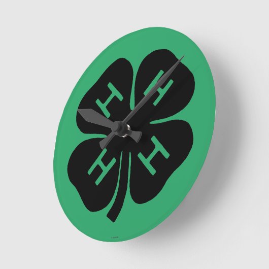 Symbool: 4-H Club Ronde Klok (Hoek)