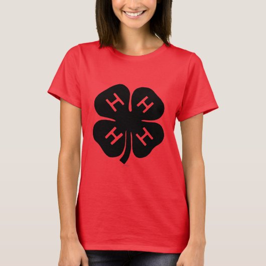 Symbool: 4-H Club T-shirt (Voorkant)