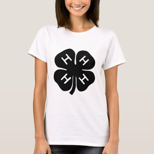 Symbool: 4-H Club T-shirt (Voorkant)
