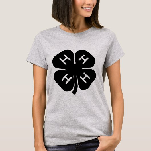 Symbool: 4-H Club T-shirt (Voorkant)