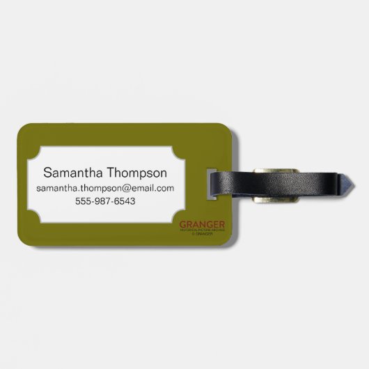 Symbool: Alles bij elkaar Bagagelabel (Achterkant horizontaal)