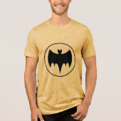  symbool bat Tri-Blend shirt (Voorkant)