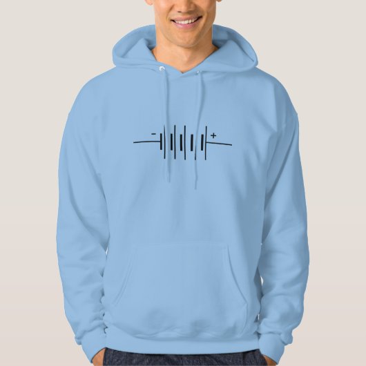 Symbool Batterijen Hoodie (Voorkant)