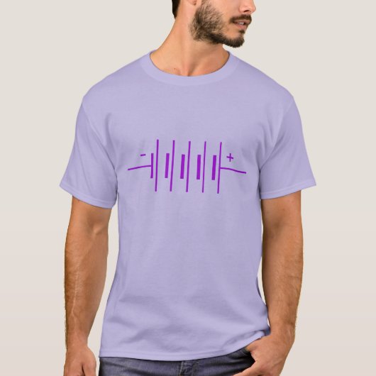Symbool Batterijen T-shirt (Voorkant)