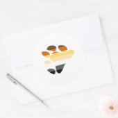 Symbool beer ronde sticker (Envelop)