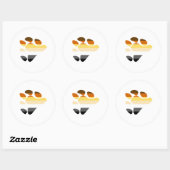 Symbool beer ronde sticker (Vel)