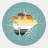 Symbool beer ronde sticker (Voorkant)