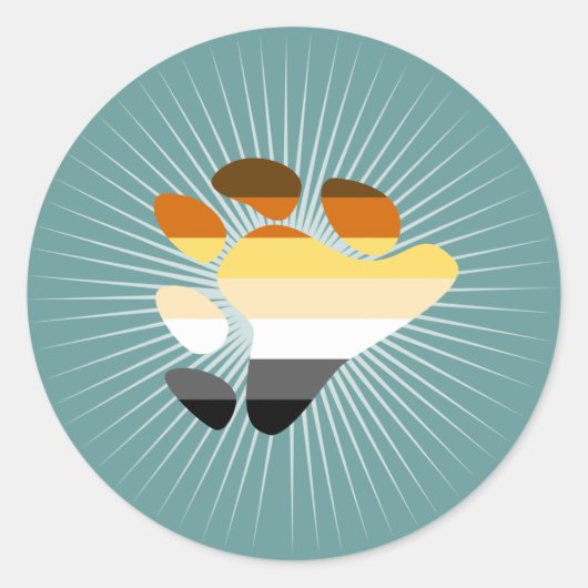 Symbool beer ronde sticker (Voorkant)