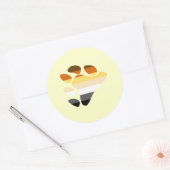 Symbool beer ronde sticker (Envelop)