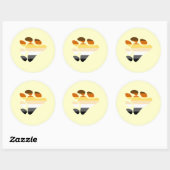 Symbool beer ronde sticker (Vel)