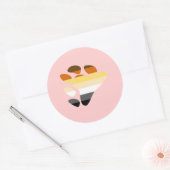 Symbool beer ronde sticker (Envelop)