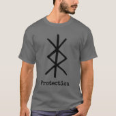 Symbool Bescherming bind runes T-shirt (Voorkant)