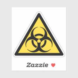 Symbool Bio Hazard Sticker
