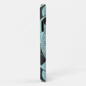 Symbool blauw en zwart Yin Yang Case-Mate iPhone Case (Achterkant/rechts)