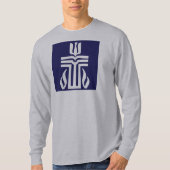 symbool-blauwwit t-shirt (Voorkant)