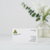 Symbool blokkeert/Logo - wit Visitekaartje (Staand voorkant)