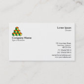 Symbool blokkeert/Logo - wit Visitekaartje (Voorkant)