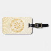 symbool boeddhisme bagagelabel (Voorkant horizontaal)