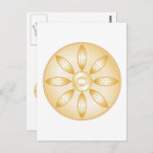symbool boeddhisme briefkaart (Voorkant / Achterkant)